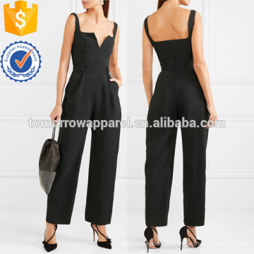 Forma de perna larga Crepe Jumpsuit Fabricação Atacado Moda Feminina Vestuário (TA30016J)